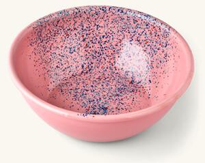 Flow Fest salad bowl - pink - Enameled steel. Ø26 cm. - Rose - Kapka