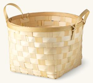 Basket - Bamboo. 24 x 24 x 16 cm. - Nature - Søstrene Grene