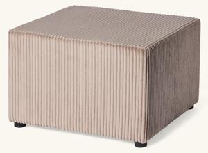 Pouffe - 50 x 50 x 34 cm. - Light Brown - Søstrene Grene