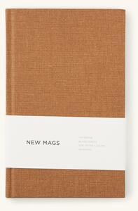 Hardcover notebook - Paper. 15 x 21 x 0.8 cm. 80 pages. - Chocolate - New Mags