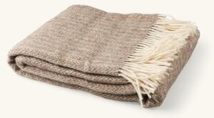 Blanket - Wool. 180 x 130 cm. - Warm Grey - Søstrene Grene