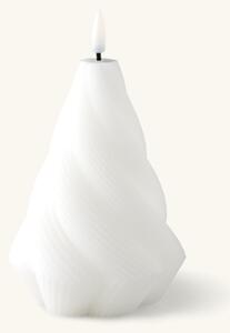 LED candle 12.5 cm - 9.5 x 12.5 cm. - White - Søstrene Grene