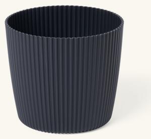 Flowerpot Milly Ø19.6 cm - Ø19.6 x 17.3 cm. 4 L. - Anthracite - Prosperplast