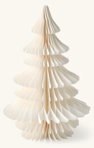 Decorative tree with LED - Paper. 30 cm. - White - Søstrene Grene