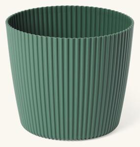 Flowerpot Milly Ø23.6 cm - Ø23.6 x 20.8 cm. 7 L. - Forest Green - Prosperplast