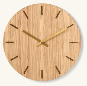 Wall clock Light Oak big - Oak veneer. - Nature - Hemverk