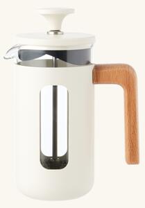 Pisa French press 350 ml - Borosilicate glass/stainless steel/beech wood. 350 ml. - Off White - La Cafetiére