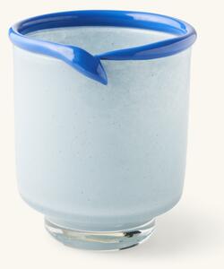 Vase - Glass. 13.5 x 16 cm. - Electric Blue - Søstrene Grene