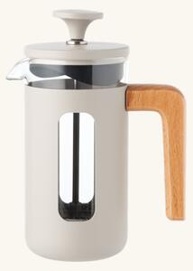 Pisa French press 350 ml - Borosilicate glass/stainless steel/beech wood. 350 ml. - Silver Grey - La Cafetiére