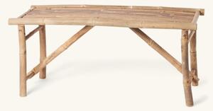 Bench - Bamboo. 100 x 38 x 45 cm. - Nature - Søstrene Grene