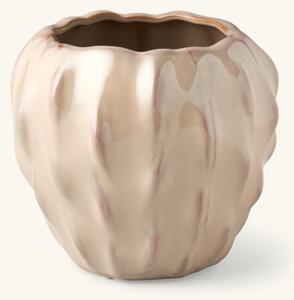 Flowerpot - Stoneware. Ø15 x 13.5 cm. - Off White - Søstrene Grene