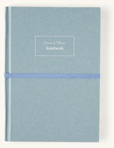 Lined notebook A5 - Paper. A5. Hardcover. 160 pages. - Misty Blue - Søstrene Grene