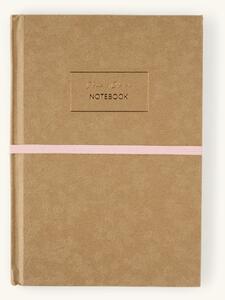 Lined notebook A5 - Paper. A5. Hardcover. 160 pages. - Warm Grey - Søstrene Grene