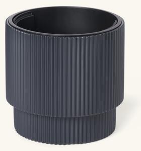 Flowerpot Milly Ø29.8 cm - Ø29.8 x 28.5 cm. 17/10 L. - Anthracite - Prosperplast