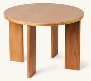 Side table - Oak/MDF. Ø50 x 35 cm. - Medium Wood - Søstrene Grene