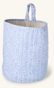 Children's quilted wall basket - Cotton. 30 cm. - Ice Blue - Søstrene Grene