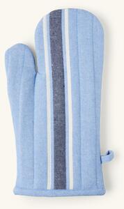 Oven glove - Cotton/polyester. 30.5 x 16 cm. - Ice Blue - Søstrene Grene