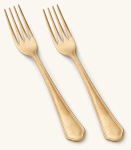 Fork Gold - Stainless steel/PVD. 20.5 cm. 2 pcs. - Gold - NEVA Posateria Creativa