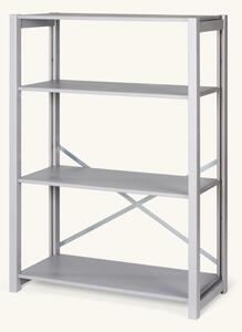 Shelf unit - Pinewood. 82,8 x 38,6 x 116 cm. - Silver Grey - abc classic