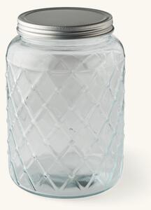 Jar with lid 3700 ml - Glass. - Clear - Søstrene Grene