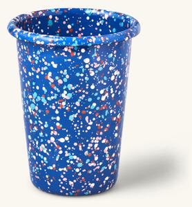 Flow Fest tumbler - blue - Enameled steel. 400 ml. - Electric Blue - Kapka