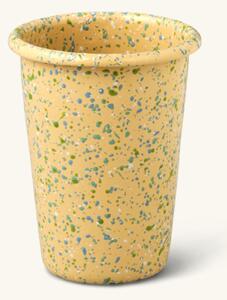 Flow Fest tumbler - yellow - Enameled steel. 400 ml. - Lemon - Kapka