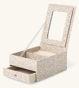 Jewellery box with mirror - 16.8 x 12.7 x 7.6 cm. - Rose - Søstrene Grene