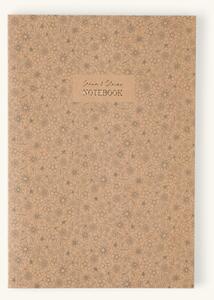 Notebook 16.5 x 24 - Paper. 16.5 x 24 cm. Softcover. 96 pages. - Craft - Søstrene Grene