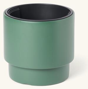 Flowerpot Heos Ø29.8 cm - Ø29.8 x 28 cm. 18/10 L. - Forest Green - Prosperplast