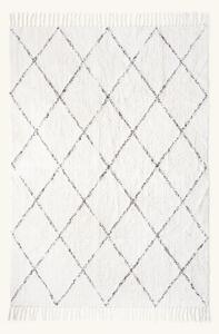 Rug - Cotton. 190 x 135 cm. - Off White - Søstrene Grene