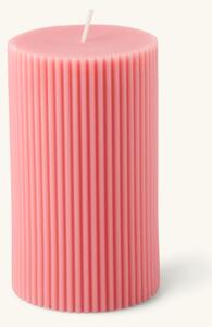 Pillar candle - Paraffin wax/stearin wax. Ø7 x 12 cm. - Rose Blush - Søstrene Grene