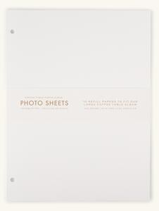 Photo sheets 10-pack - Paper. Large. 28 x 21 cm. 10 sheets. 230 gsm. - White - Printworks