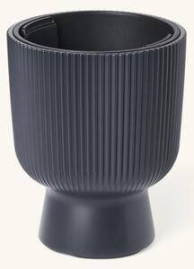 Flowerpot Milly Ø23.9 cm - Ø23.9 x 30.5 cm. 8.5/4.5 L. - Anthracite - Prosperplast