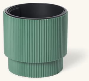 Flowerpot Milly Ø29.8 cm - Ø29.8 x 28.5 cm. 17/10 L. - Forest Green - Prosperplast