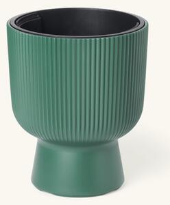 Flowerpot Milly Ø29.8 cm - Ø29.8 x 36.5 cm. 18/10 L. - Forest Green - Prosperplast