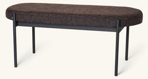 KLINT Bench - Acrylic/polyester/steel. 110 x 44 x H45 cm. - Black - Hübsch