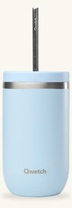 Insulated cup 470 ml - Stainless steel. Ø8.4 x 15.3 cm. - Sky Blue - Qwetch