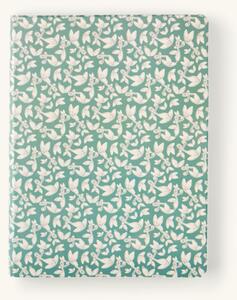 Notebook 22 x 16.5 - Paper. 22 x 16,5 cm. - Moss Green - Søstrene Grene