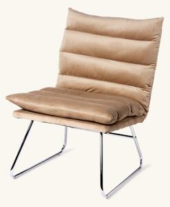 Lounge chair - 55 x 61.4 x 53.9 cm. Removable cushions. - Sand - Søstrene Grene