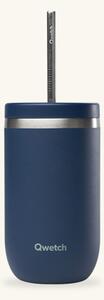 Insulated cup 470 ml - Stainless steel. Ø8.4 x 15.3 cm. - Indigo Blue - Qwetch