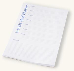 Weekly planner notepad - 24 x 17 cm. - Electric Blue - Søstrene Grene