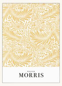 Poster Larkspur 50 x 70 - William Morris. - Yellow - Poster and Frame