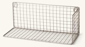 Wire shelf - Iron. 35 x 14 x 14 cm. - Silver Grey - Søstrene Grene