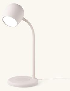 Desk lamp with speaker - ABS/metal/silicone. 12 x 12 x 32 cm. - Off White - Kreafunk