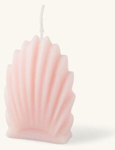 Candle 8 cm - Paraffin wax/cotton. 6.5 x H8 cm. 8 hours. - Coral - Søstrene Grene