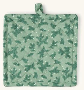 Potholder - 19 x 19 cm. - Moss Green - Søstrene Grene