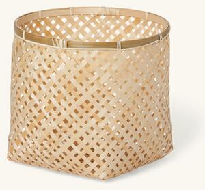 Basket - Bamboo. Ø30 x 28 cm. - Nature - Søstrene Grene