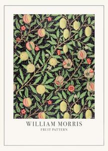 Poster Fruit Pattern 50 x 70 - William Morris. - Fern Green - Poster and Frame