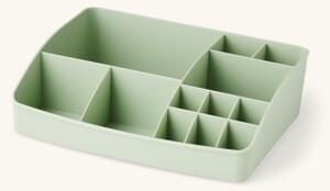 Makeup organiser - 25.5 x 20 x 7.5 cm. - Dusty Green - Søstrene Grene