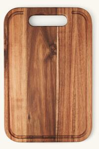 Cutting board - Acacia wood. 23 x 35 cm. - Dark Nature - Søstrene Grene